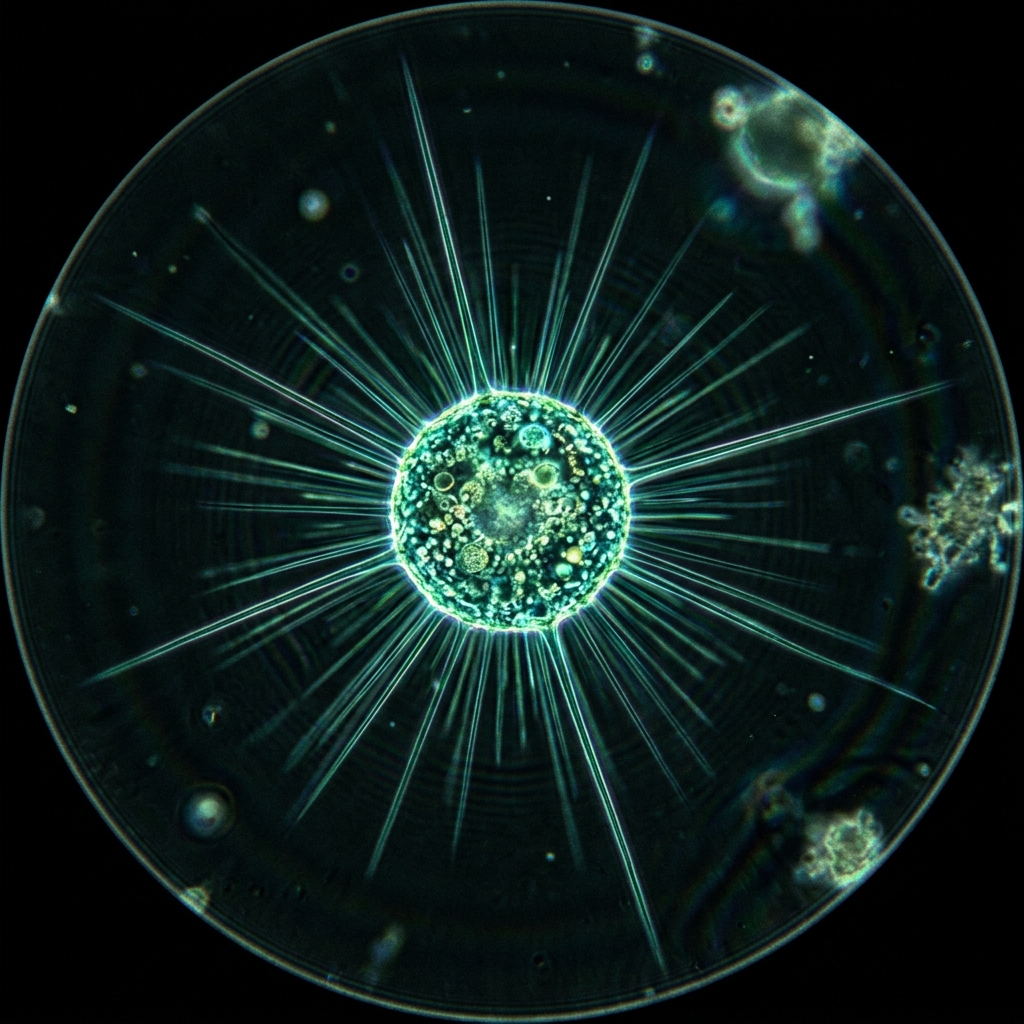 【ミクロの世界】美しい単細胞生物「太陽虫」の家庭での採取と簡単観察ガイド